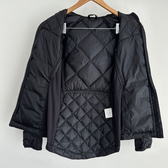 Lululemon Down Jacket Womens 6 Puffer Hooded Quilted Insulated Zip Down For Run - Picture 6 of 16
